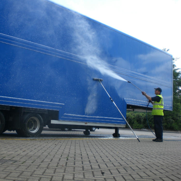 Box curtain trailer cleaning Northampton